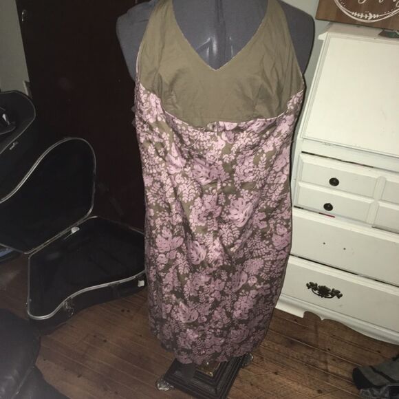 J Crew v-neck halter top floral sundress - Picture 2 of 2